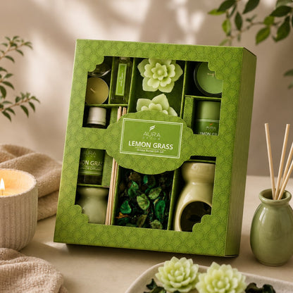 Aromatherapy Gift Combo – Premium Relaxation & Fragrance Set