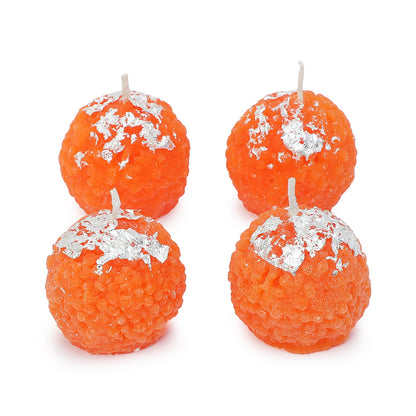 Festive Ladoo Candle Gift Set – Set of 4 Decorative Candles