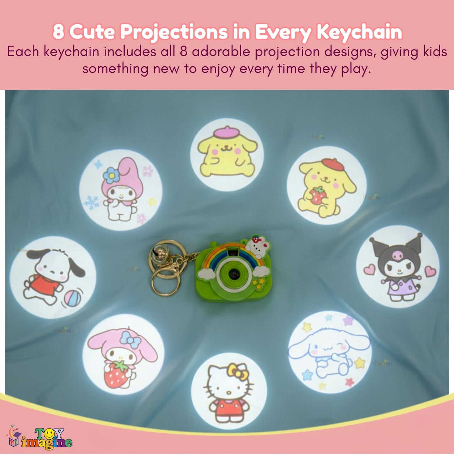 Magic Projector Keychain – Pack of 8