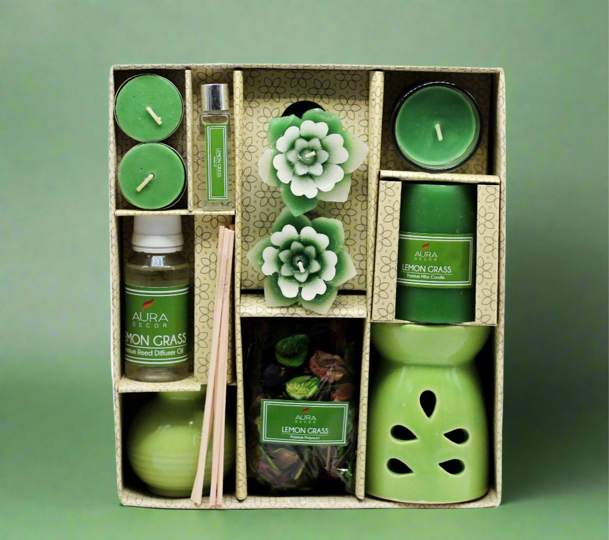 Aromatherapy Gift Combo – Premium Relaxation & Fragrance Set