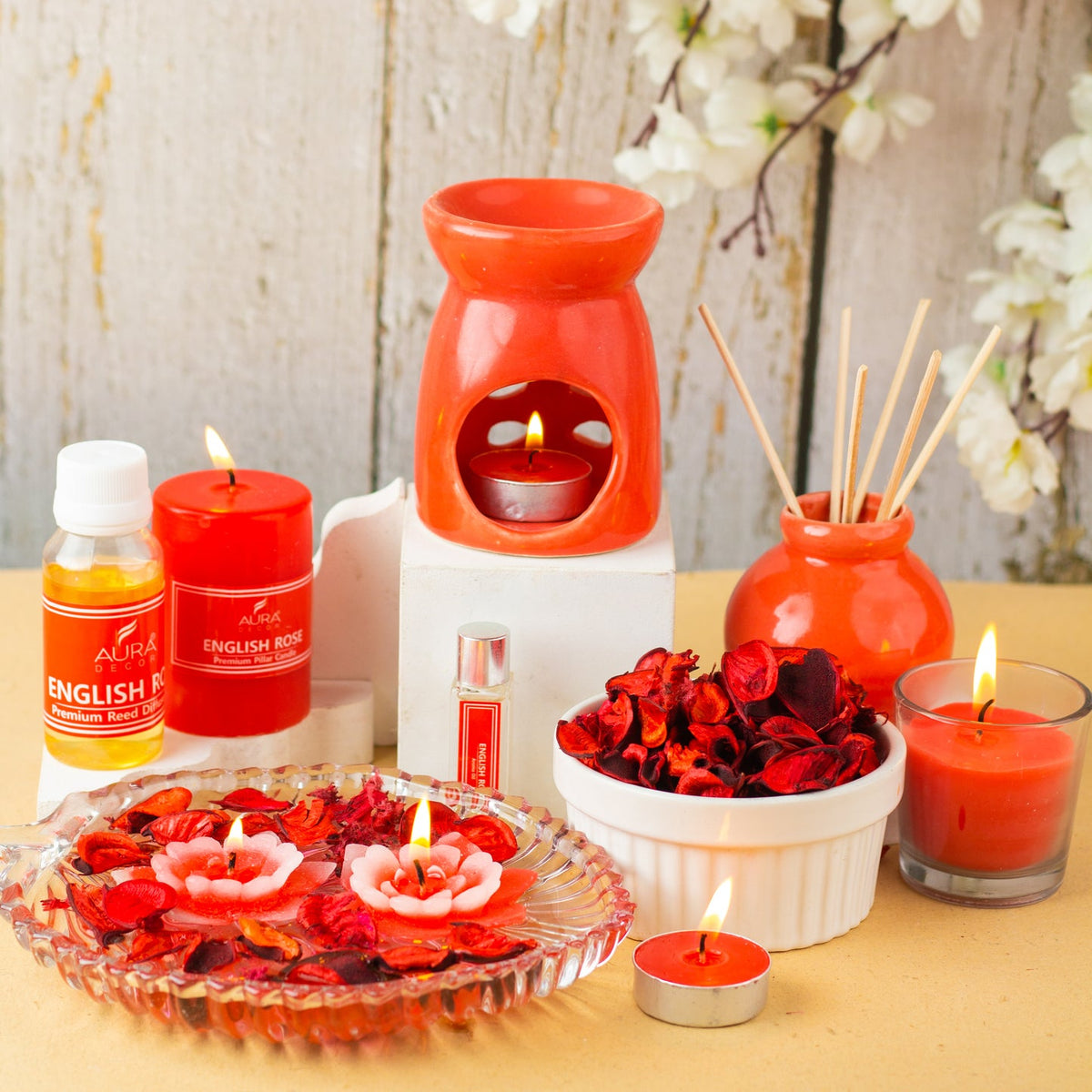 Aromatherapy Gift Combo – Premium Relaxation & Fragrance Set