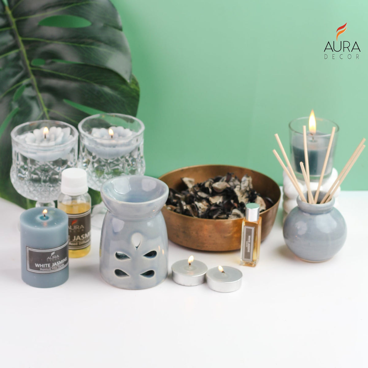 Aromatherapy Gift Combo – Premium Relaxation & Fragrance Set