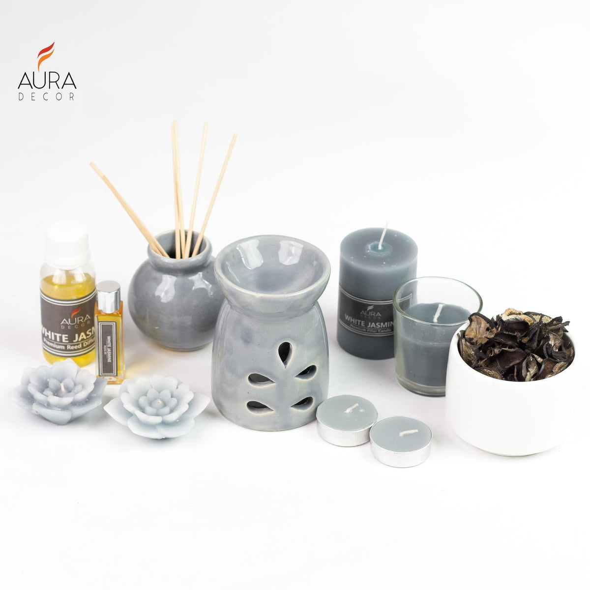 Aromatherapy Gift Combo – Premium Relaxation & Fragrance Set