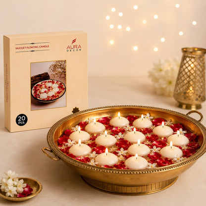 Floating Nugget Candles – Pack of 20