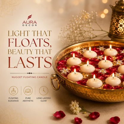Floating Nugget Candles – Pack of 20
